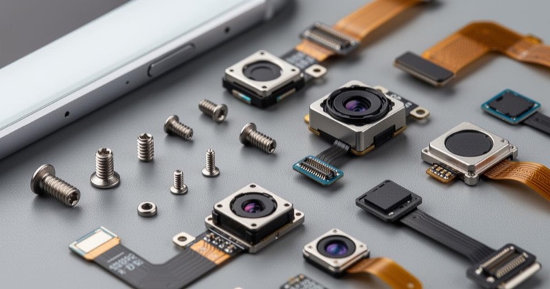 Componenti e fotocamere di ricambio per smartphone
